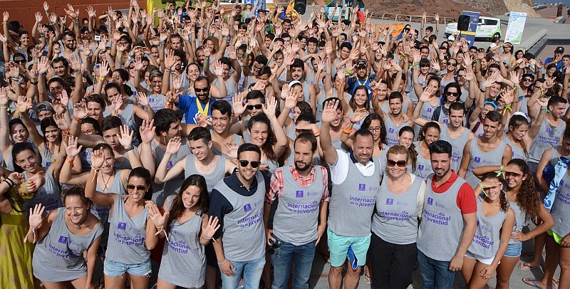 M�s de 450 j�venes protagonizan el acto del D�a de la Juventud 