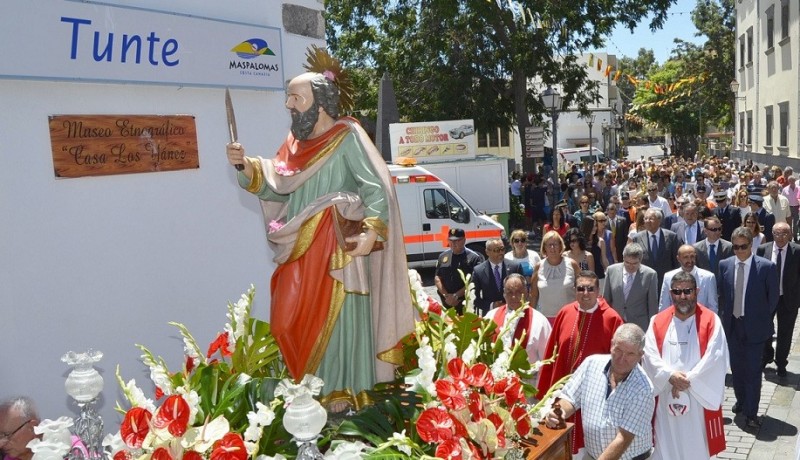 Tunte entra en la semana grande de las fiestas del patrono San Bartolom�