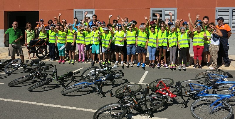 En Santa Luc�a m�s de 500 escolares participan en la Semana de la Movilidad
