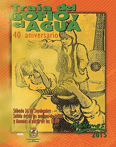 Ag�imes 40 aniversario  Tra�a del Gofio y el Agua