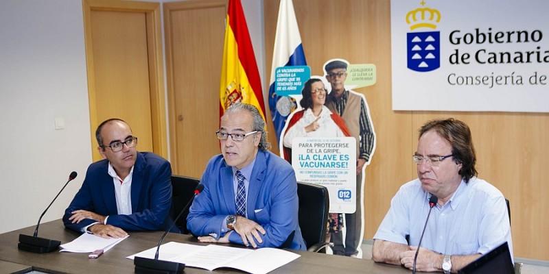 Sanidad presenta la campa�a Para protegerse de la gripe, la clave es vacunarse 