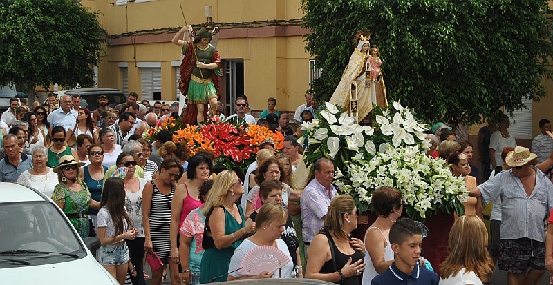 Castillo del Romeral finaliza sus fiesta a la Virgen del Carmen y San Miguel 