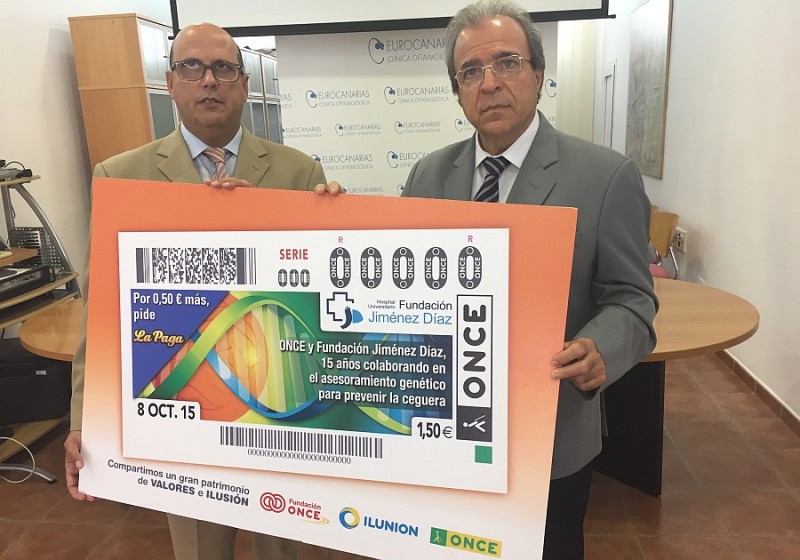 La ONCE acuerda con Eurocanarias Oftalmol�gica realizar los ex�menes oftalmol�gicos