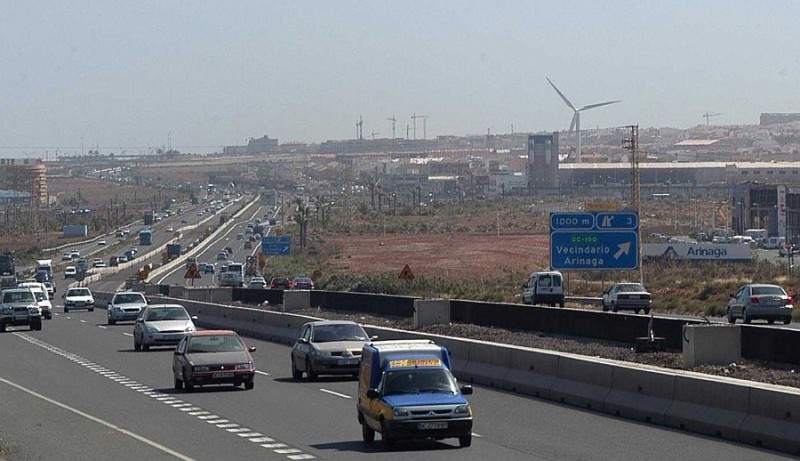 La GC-1, entre los enlaces de Arinaga y Las Puntillas, sufrir� mi�rcoles y jueves desv�os de tr�fico nocturnos.
