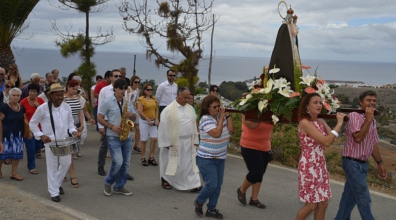 Lomo Gale�n brinda con un  sancocho a la Virgen del Pilar