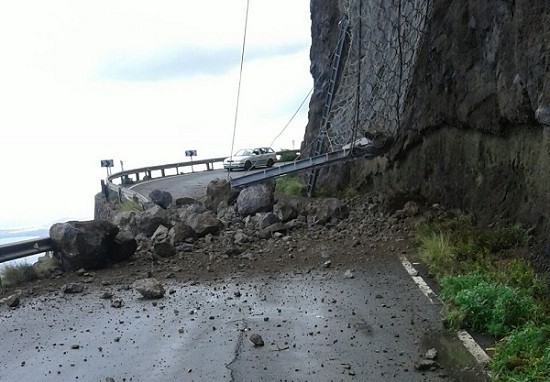 La carretera de La Aldea permanecer� cortada