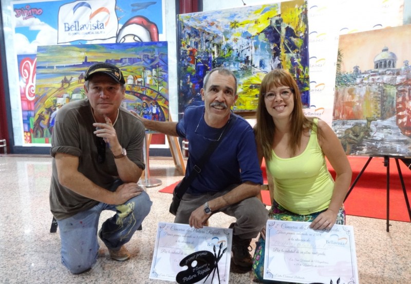 Luis Salazar gana el II Certamen de Pintura R�pida del CC Bellavista