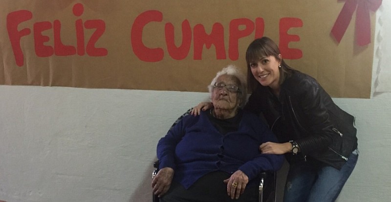 Do�a Araceli Ruiz celebra su 101 cumplea�os en Fataga