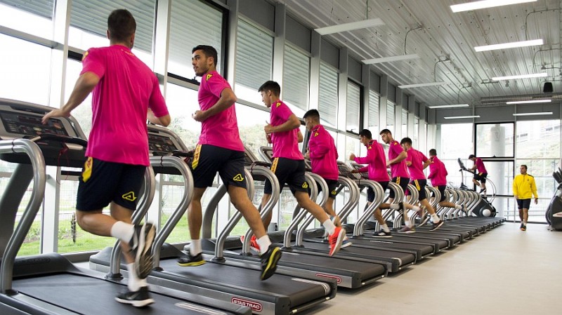  Las Palmas At. estrena la nueva sala de fitness de Las Rehoyas 