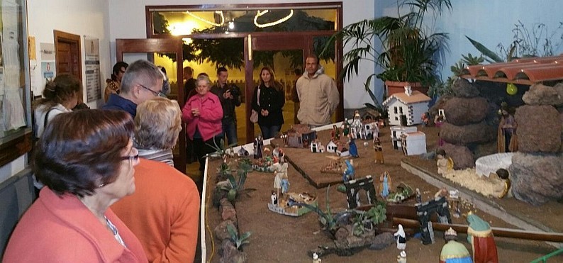 La inauguraci�n del Bel�n y el alumbrado de Tunte abren la Navidad 