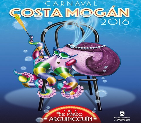 El Carnaval Costa Mog�n 2016 lo protagoniza un pulpo cabaretero 