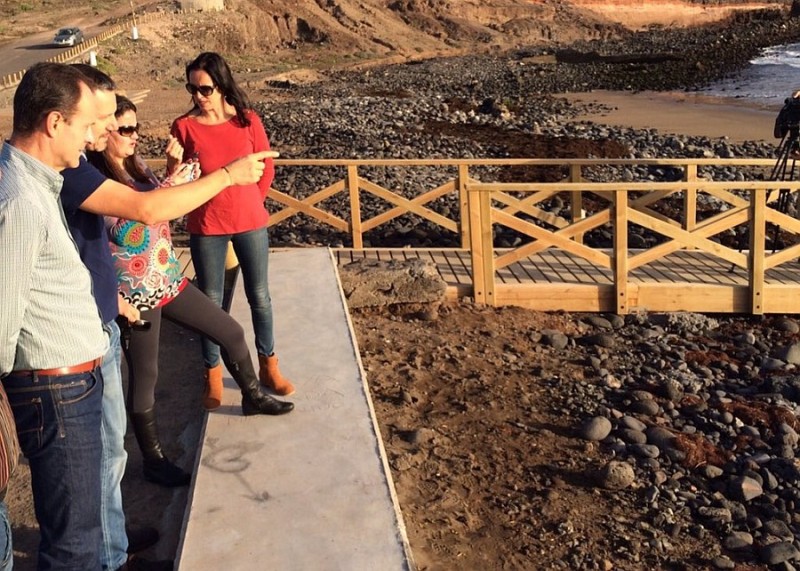 Finalizan las obras de acceso a la Playa de Vargas 