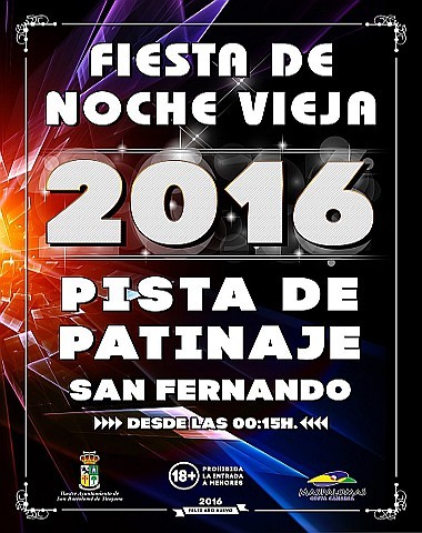 La pista de patinaje San Fernando alberga la gran fiesta de Fin de A�o 