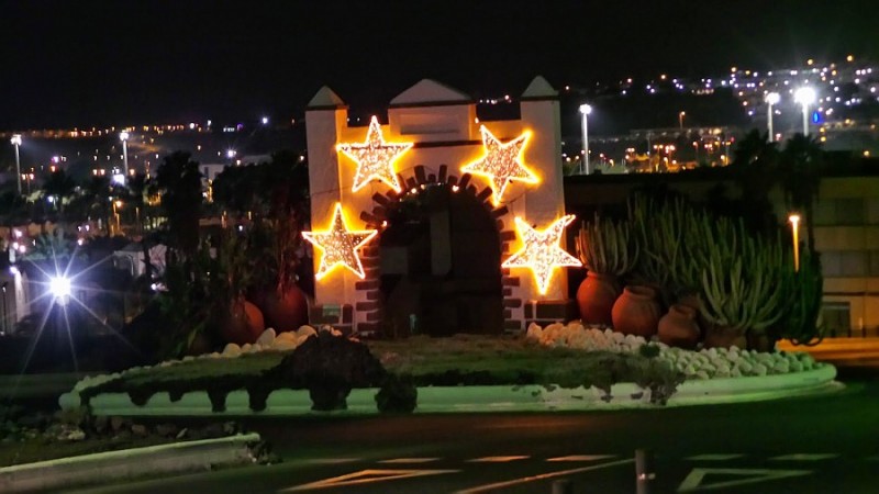 Nueva  Canarias considera chapuza e insuficiente la iluminaci�n navide�a del municipio. 