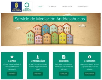 El Cabildo refuerza su Oficina Antidesahucios con la web servicioantidesahucios.com