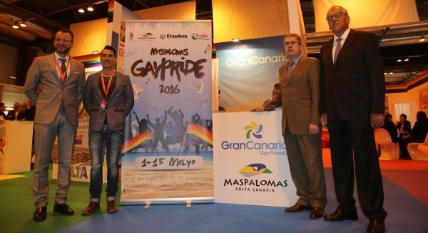Maspalomas Gay Pride 2016 presenta su cartel oficial en FITUR LGBT