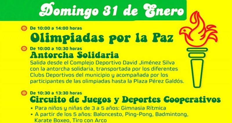 Mog�n fomenta el deporte y la solidaridad con las �Olimpiadas por la Paz�